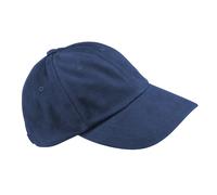 Beechfield Men's Heavy Brushed Cotton Low Profile Cap in Navy Beechfield Navy One Size