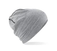 Beechfield Men's Hemsedal Cotton Beanie in Grey Beechfield Grey One Size