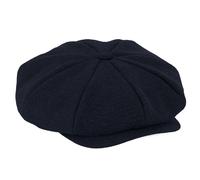 Beechfield Men's Heritage Baker Boy Cap in Dark Navy | Size: Large/XL Beechfield Dark Navy L/XL