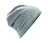 Beechfield Men's Jersey Beanie in Grey Beechfield Grey One Size
