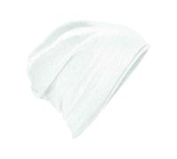 Beechfield Men's Jersey Beanie in White Beechfield White One Size