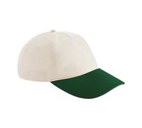 Beechfield Men's Leisure Contrast Peak Cap in Natural Beechfield Natural One Size