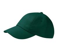 Beechfield Men's Low Profile Heavy Cotton Drill Cap Headwear in Bottle Green Beechfield Bottle Green One Size
