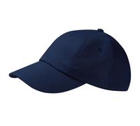 Beechfield Men's Low Profile Heavy Cotton Drill Cap Headwear in Navy Beechfield Navy One Size