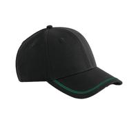 Beechfield Men's Match Day Baseball Cap in Jet Black Beechfield Jet Black One Size