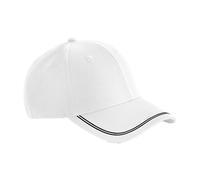 Beechfield Men's Match Day Baseball Cap in White Beechfield White One Size