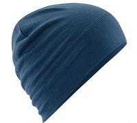 Beechfield Men's Merino Wool Beanie in Blue Beechfield Blue One Size
