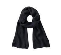 Beechfield Men's Metro Knitted Scarf in Black Beechfield Black One Size