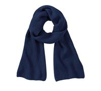 Beechfield Men's Metro Knitted Scarf in Navy Beechfield Navy One Size