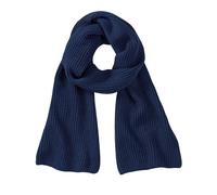 Beechfield Men's Metro Knitted Scarf in Navy Beechfield Navy One Size