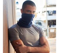 Beechfield Men's Morf Merino Wool Neck Warmer in Blue Beechfield Blue One Size
