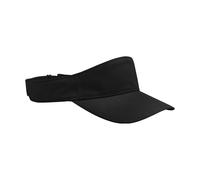Beechfield Men's Multi-Sports Performance Visor Cap in Black Beechfield Black One Size