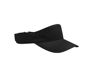 Beechfield Men's Multi-Sports Performance Visor Cap in Black Beechfield Black One Size