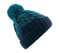 Beechfield Men's Ombre Pom Pom Beanie in Teal Beechfield Teal One Size