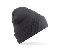 Beechfield Men's Original Beanie in Dark Grey Beechfield Dark Grey One Size
