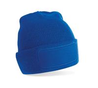 Beechfield Men's Original Patch Beanie in Pale Blue Beechfield Pale Blue One Size