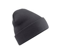 Beechfield Men's Original Polylana Cuffed Beanie in Dark Grey Beechfield Dark Grey One Size