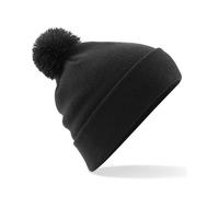 Beechfield Men's Original Pom Pom Beanie in Black Beechfield Black One Size