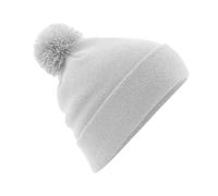 Beechfield Men's Original Pom Pom Beanie in Light Grey Beechfield Light Grey One Size