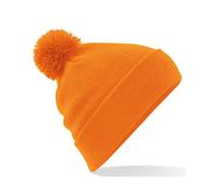 Beechfield Men's Original Pom Pom Beanie in Orange Beechfield Orange One Size