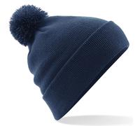Beechfield Men's Original Pom Pom Winter Beanie Hat in Navy Beechfield Navy One Size