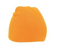 Beechfield Men's Original Pull-On Beanie in Orange Beechfield Orange One Size
