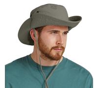 Beechfield Men's Outback Leather Lined Panama Hat in Olive Beechfield Olive One Size