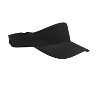 Beechfield Men's Performance Visor Cap in Black Beechfield Black One Size