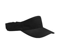 Beechfield Men's Performance Visor Cap in Black Beechfield Black One Size