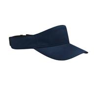 Beechfield Men's Performance Visor Cap in Navy Beechfield Navy One Size