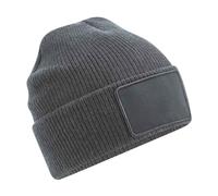 Beechfield Men's Plain Beanie in Mid Grey Beechfield Mid Grey One Size
