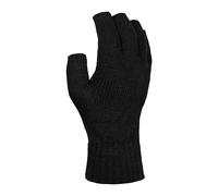 Beechfield Men's Plain Fingerless Gloves in Black | Size: S/M Beechfield Black S/M