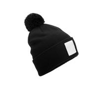 Beechfield Men's Pom Pom Beanie in Black Beechfield Black One Size