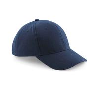 Beechfield Men's Pro-Style Brushed Cotton Heavy Cap in Navy Beechfield Navy One Size