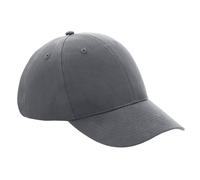 Beechfield Men's Pro-Style Cap in Dark Grey Beechfield Dark Grey One Size