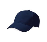 Beechfield Men's Pro-Style Heavy Brushed Cotton Baseball Cap in Navy Beechfield Navy One Size