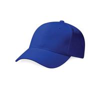 Beechfield Men's Pro-Style Heavy Brushed Cotton Baseball Cap in Pale Blue Beechfield Pale Blue One Size