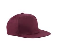 Beechfield Men's Rapper Snapback Cap in Burgundy Beechfield Burgundy One Size