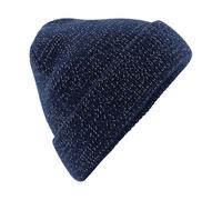 Beechfield Men's Reflective Beanie in Navy Beechfield Navy One Size
