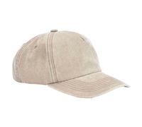 Beechfield Men's Relaxed Vintage Baseball Cap in Stone Beechfield Stone One Size