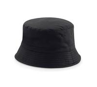 Beechfield Men's Reversible Bucket Hat in Black | Size: S/M Beechfield Black S/M