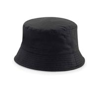 Beechfield Men's Reversible Bucket Hat in Black | Size: S/M Beechfield Black S/M