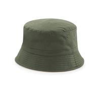 Beechfield Men's Reversible Bucket Hat in Olive | Size: S/M Beechfield Olive S/M