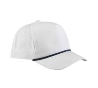 Beechfield Men's Rope Detail Baseball Cap in Off-White Beechfield Off-White One Size