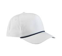 Beechfield Men's Rope Detail Golf Cap in Off-White Beechfield Off-White One Size