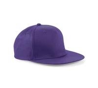 Beechfield Men's Snapback Cap in Purple Beechfield Purple One Size