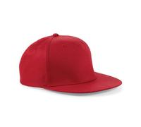Beechfield Men's Snapback Cap in Red Beechfield Red One Size