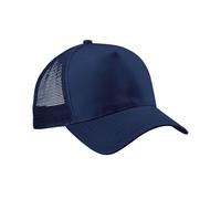 Beechfield Men's Snapback Trucker Cap in Navy Beechfield Navy One Size