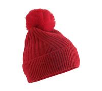 Beechfield Men's Snow Luxe Beanie in Red Beechfield Red One Size