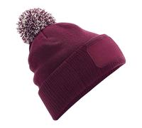 Beechfield Men's Snowstar Beanie in Burgundy Beechfield Burgundy One Size